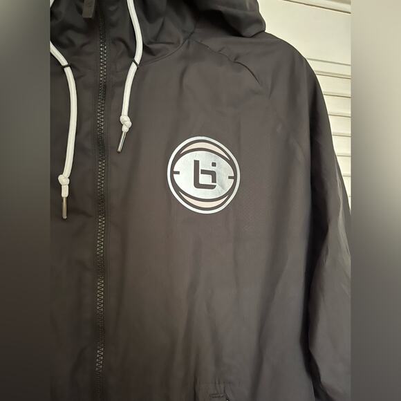 Ball is Life Mesh Lined Hooded Windbreaker Jacket Size Small - Picture 4 of 7